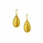 Kallisto teardrop Earrings in Gold plated silver 925 - Image 6