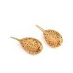 Kallisto teardrop Earrings in Gold plated silver 925 - Image 3