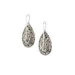 Gerochristo - Kallisto Teardrop Earrings in oxidized Silver 925 - Image 3