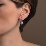 Gerochristo - Kallisto Heart Earrings in oxidized Silver 925 - Image 2
