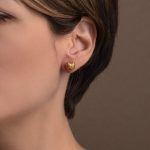 Gerochristo - Kallisto tiny heart stud earrings in Gold plated silver 925 - Image 2