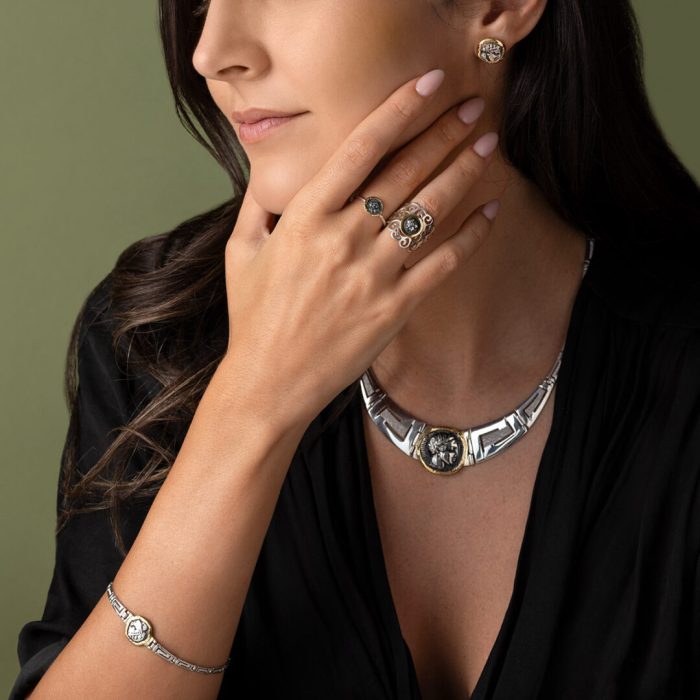 Heracles Ring - 925 Sterling Silver and 14K Gold - Image 2