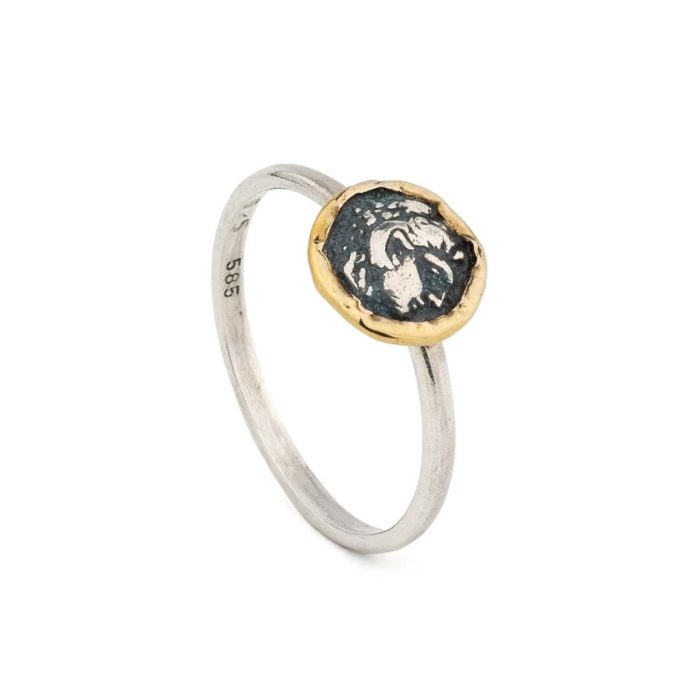 Heracles Ring - 925 Sterling Silver and 14K Gold - Image 3
