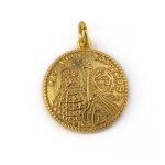 Constantinato Pendant - 925 Sterling Silver and Gold Plated - Image 3
