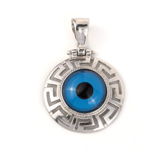 Evil Eye Pendant with Meander - Image 1