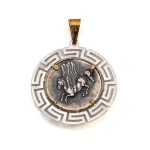 Sterling Silver Pegasus Gold Pendant - Image 3