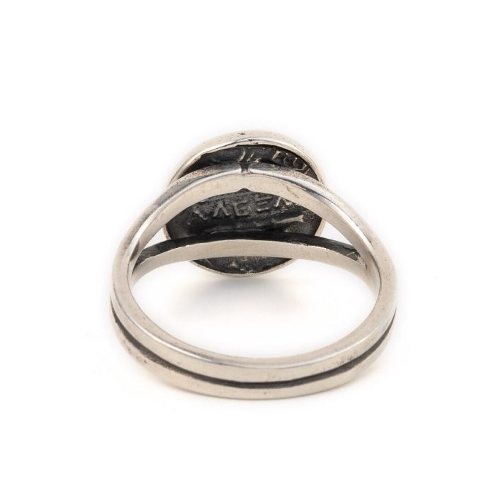 Goddess Athena Coin Ring - Sterling Silver - Image 5