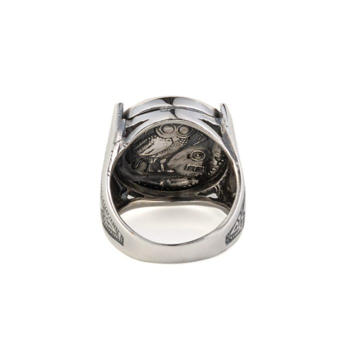 Athena Chalinitis Coin Ring – 925 Sterling Silver - Image 2