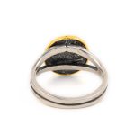 Athena Coin Ring - Sterling Silver & Gold Plated - Image 5