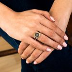 Athena Coin Ring - Sterling Silver & Gold Plated - Image 4