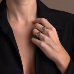 Athena Chalinitis Swivel Flip Coin Ring – 925 Sterling Silver - Image 2