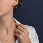 Teardrop Ring with Zircon – 14K Solid Yellow Gold - Image 2