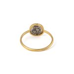 Athena Coin Ring - 14K Gold and Sterling Silver - Image 3