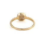 14K Yellow Gold Ring with Zircon - Image 3