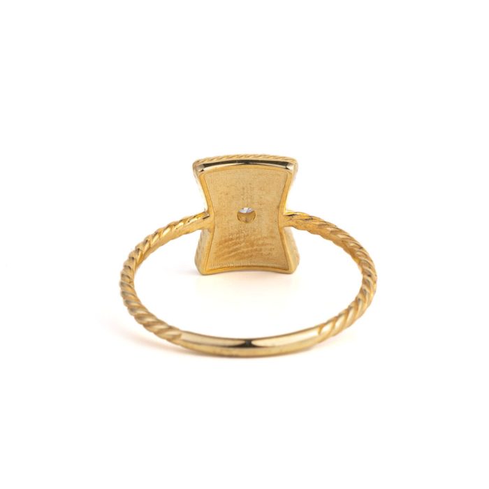 9K Gold Ring with Zircon - Image 2