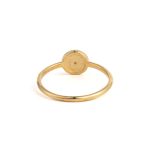Zircon Gold Ring - 9K - Image 2