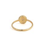 9K Gold Zircon Ring - Image 2