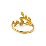 Δαχτυλίδι Κλαδί - 14Κ Χρυσό με Ζιργκόν - Image 3