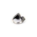 Byzantine Ring Green Turquoise Doublet Stone - 925 Sterling Silver - Image 5