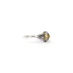 Byzantine Ring with Apatite Doublet Gemstone - Image 4