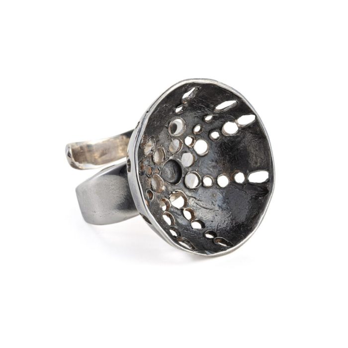 Round Ring - 925 Sterling Silver - Image 1