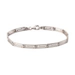 Meander Link Bracelet – 925 Sterling Silver