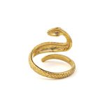 Snake Silver Ring - Image 2