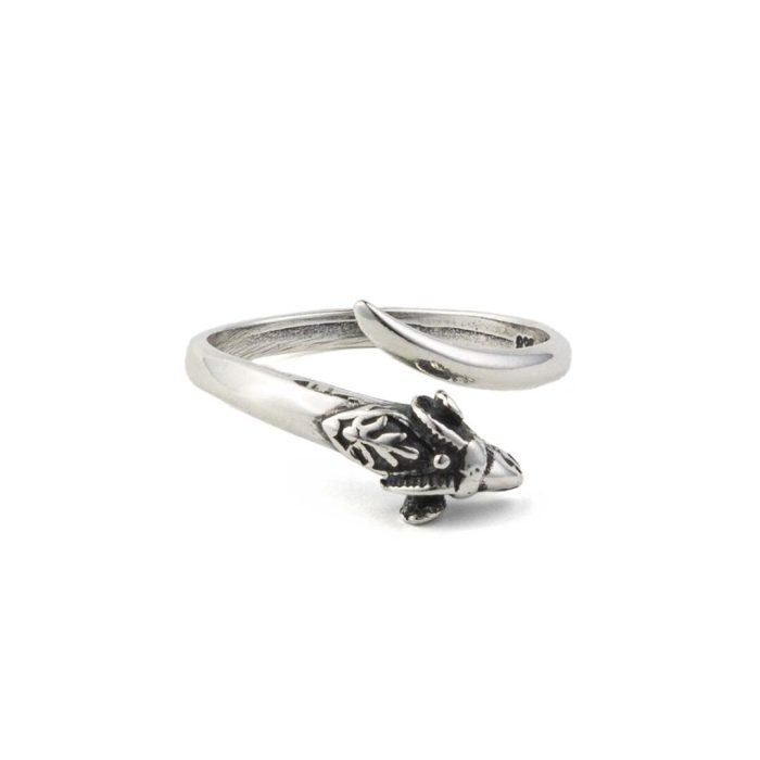 Silver Ram Ring