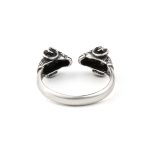 Silver Ram Head Ring - Image 3