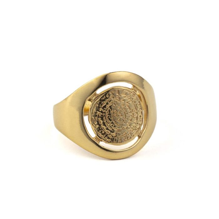 Gold Plated Phaistos Ring - Image 1