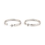 Sterling Silver Greek Key Earrings - Image 3