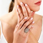 Spiral Sterling Silver Ring - Image 2