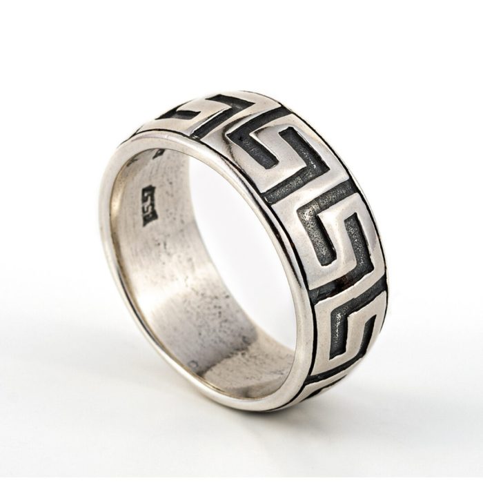 Meander Ring in Sterling Silver - Image 2