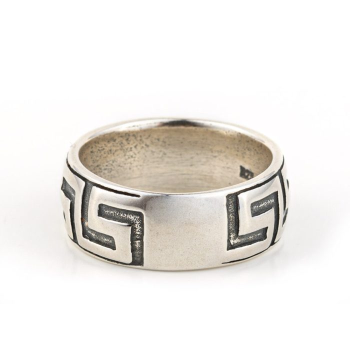 Meander Ring in Sterling Silver - Image 3