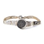 Phaistos Disc Link Bracelet - 925 Sterling Silver - Image 5