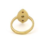 Byzantine Ring with Stones - Gold Plated 925 Sterling Silver - Image 2
