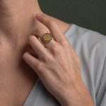 Greek Key Phaistos Disc Ring - 925 Sterling Silver - Image 2