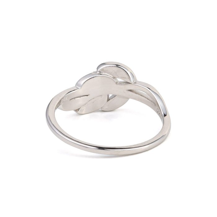 Leaf Opal Ring – Sterling Silver 925 - Image 3