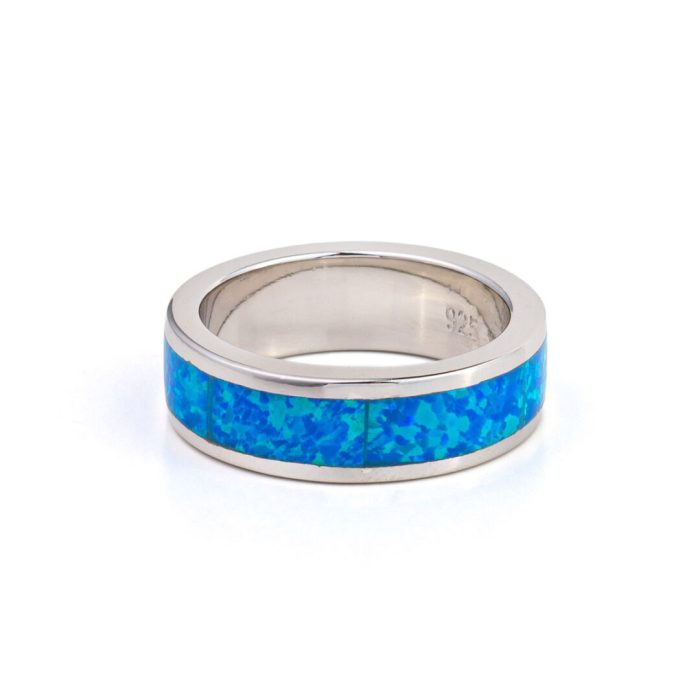 Opal Ring – 925 Sterling Silver - Image 1