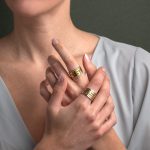 Δαχτυλίδι Μαίανδρος - Επιχρυσωμένο Ασήμι 925 και Ζιργκόν - Image 3