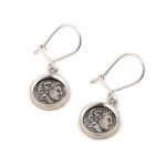 Alexander the Great Coin  Earrings - 925 Sterling Silver - Image 4