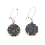 Phaistos Disk Dangle Earrings - 925 Sterling Silver - Image 3