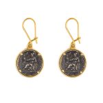 Alexander the Great Earrings - 925 Sterling Silver and Gold Plated - Image 3