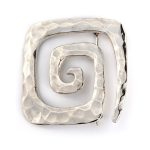 Meander Brooch - Sterling Silver - Image 5