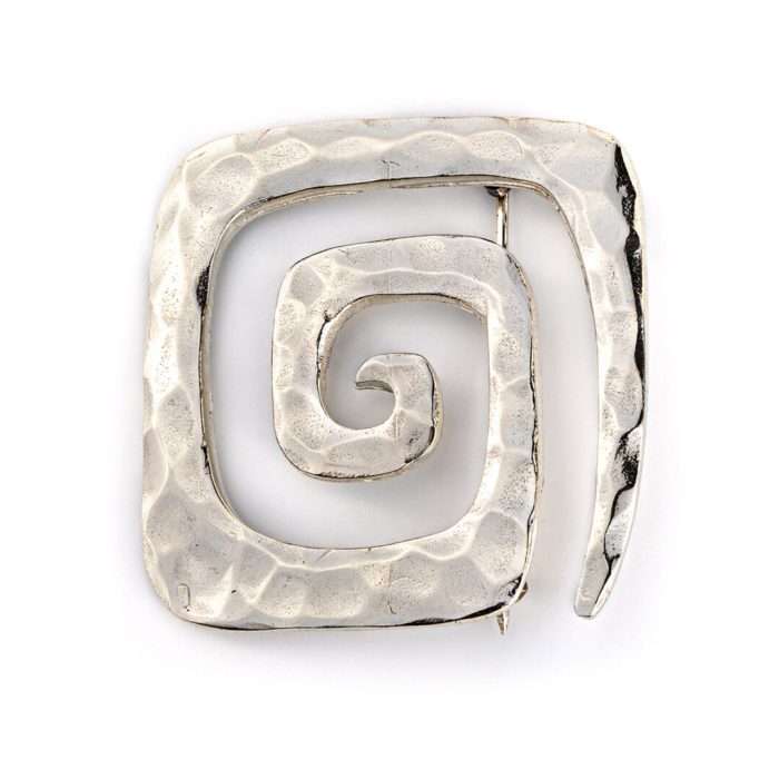Meander Brooch - Sterling Silver - Image 1