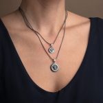 Medusa and Meander Pendant - 925 Sterling Silver - Image 2