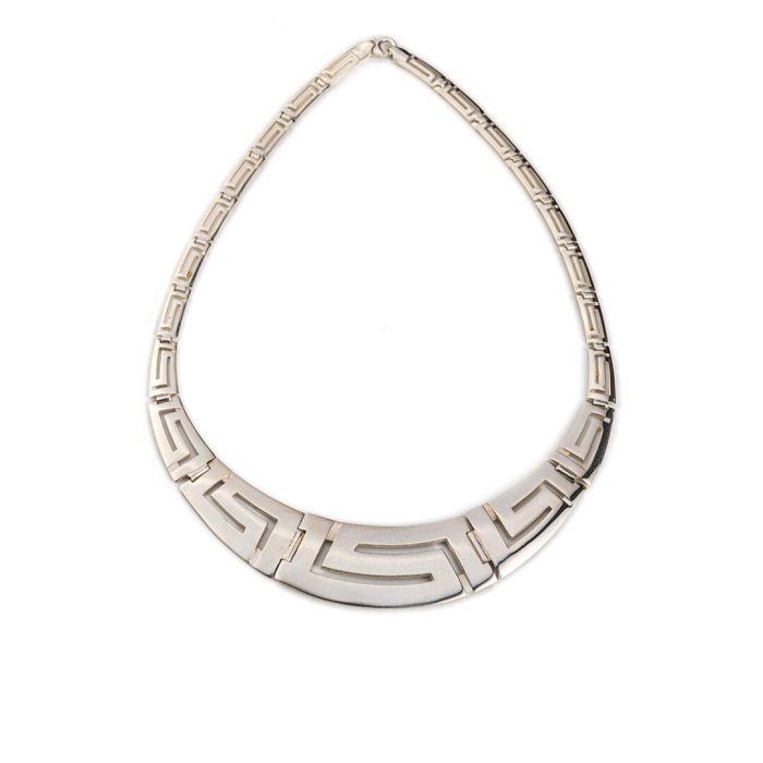 Greek Key Meander Necklace - Image 1