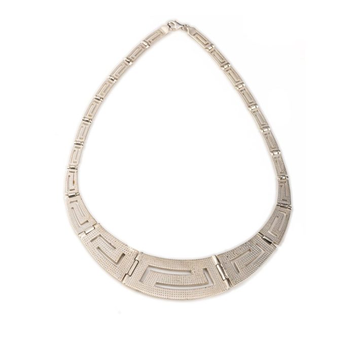 Greek Key Meander Necklace - Image 3