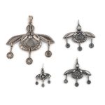 Minoan Bees Pendant - Sterling Silver - Image 4