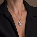 Gold Plated Athena Greek Goddess Coin Pendant - Image 5